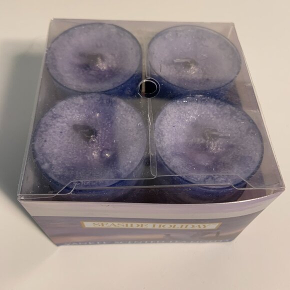 Yankee Candle Tealights Seaside Holiday Full Box of 12 Rare - Picture 2 of 4
